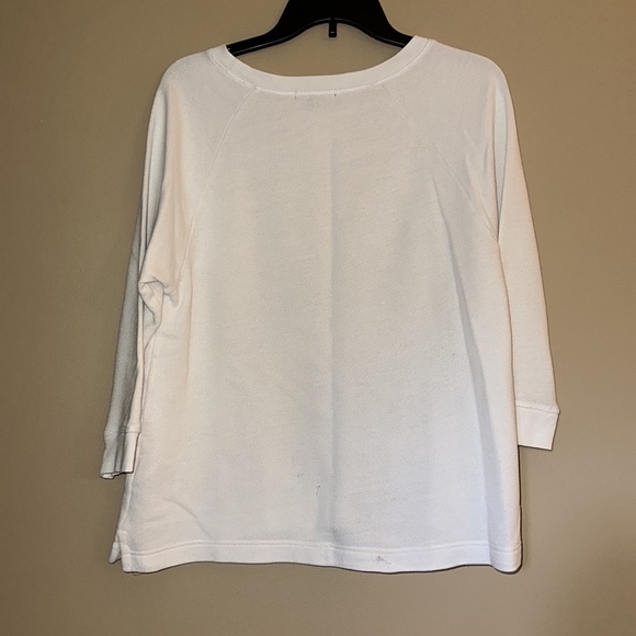 Ralph Lauren White Long Sleeve Sweater - Picture 2 of 4